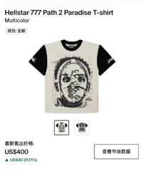 【NFC】 Hellstar 777 Path 2 Paradise T-shirt Muticolor