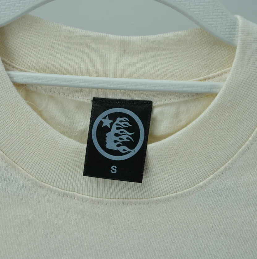 Hellstar Studios Cranium Short Sleeve Tee Shirt Cream