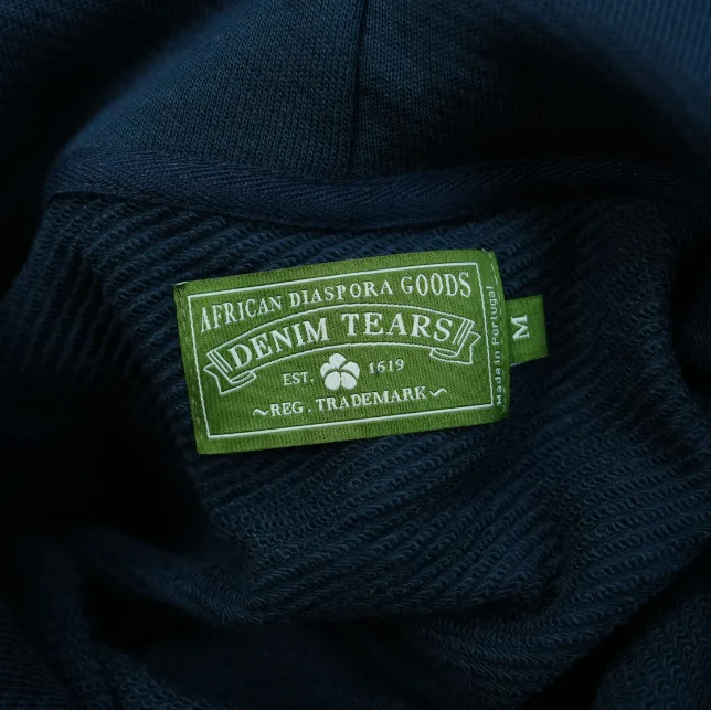 Denim Tears The Cotton Wreath Sweatshirt Navy