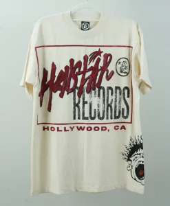 Hellstar Records T-shirt Off-White