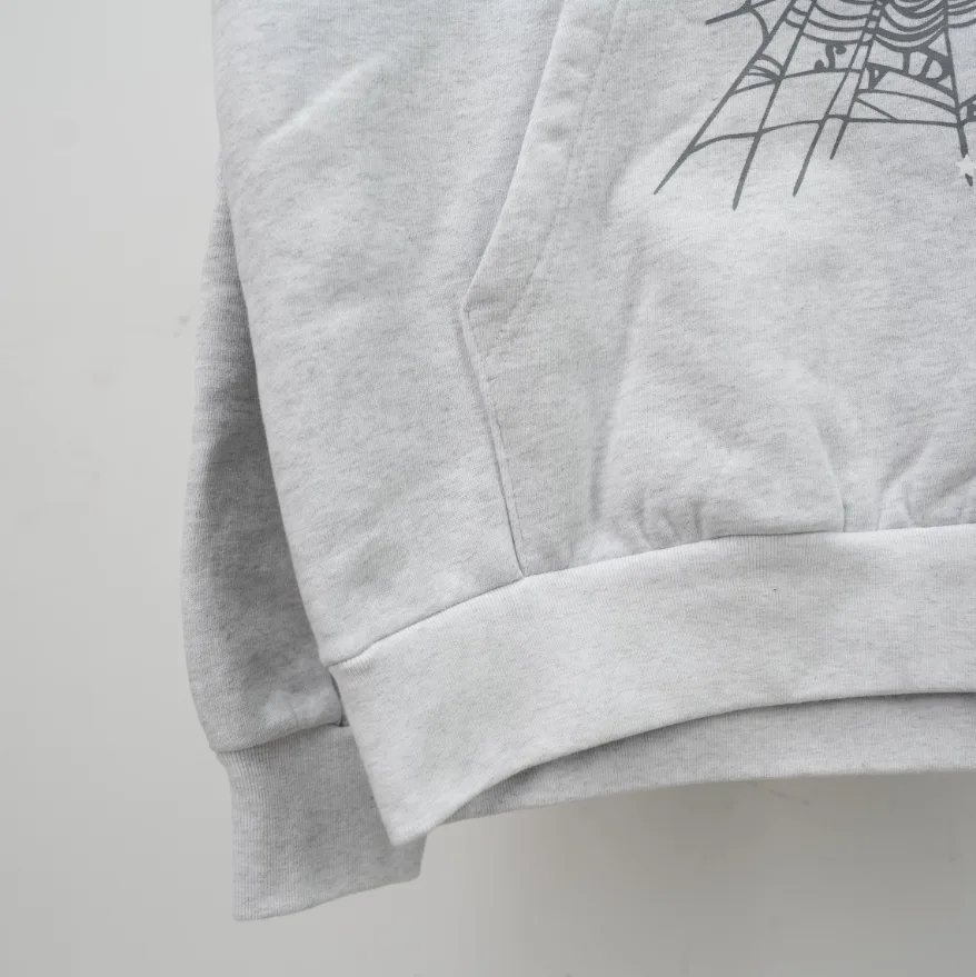 Sp5der Souvenir Hoodie Heather Grey