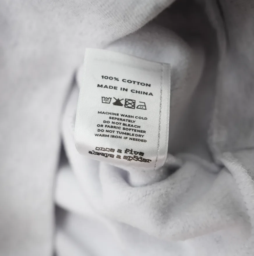 Sp5der Souvenir Hoodie Heather Grey