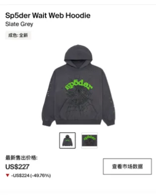 1:1 Sp5der Wait Web Hoodie