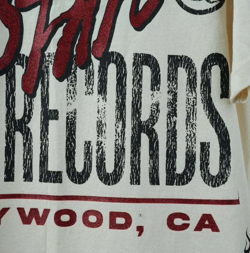Hellstar Records T-shirt Off-White