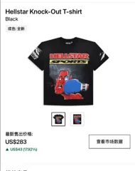 【NFC】 Hellstar Knock-Out T-shirt Black