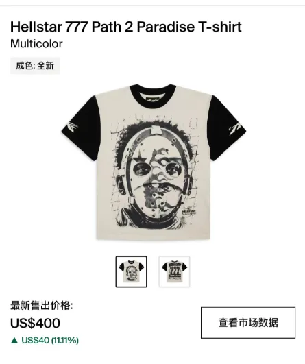 【NFC】 Hellstar 777 Path 2 Paradise T-shirt Muticolor