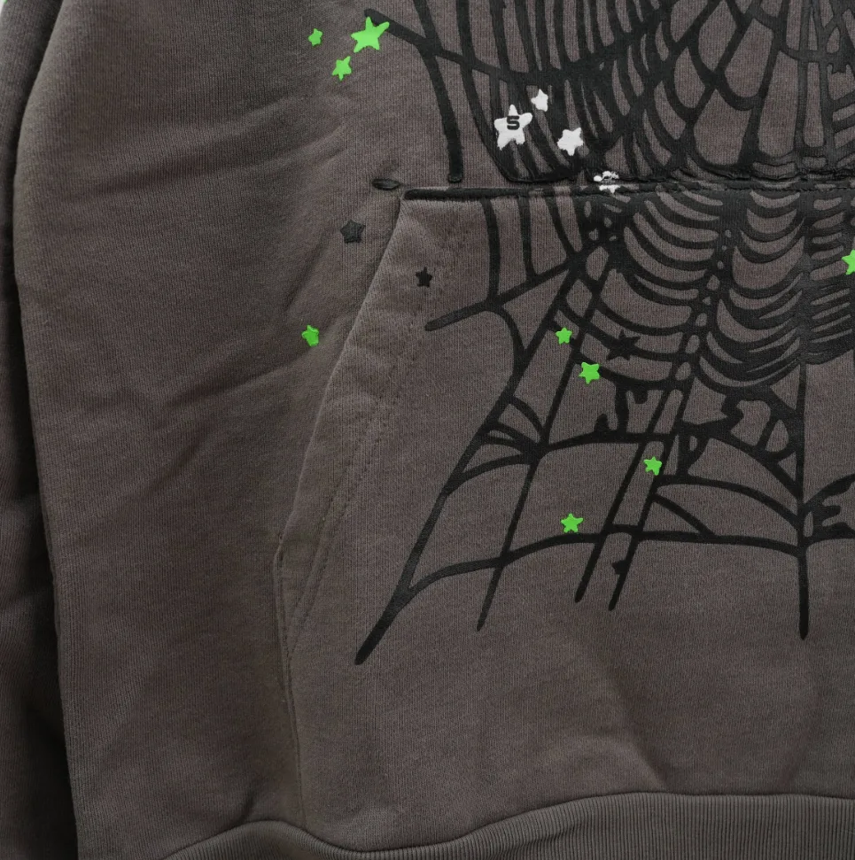 Sp5der PunkV2 Hoodie Slate