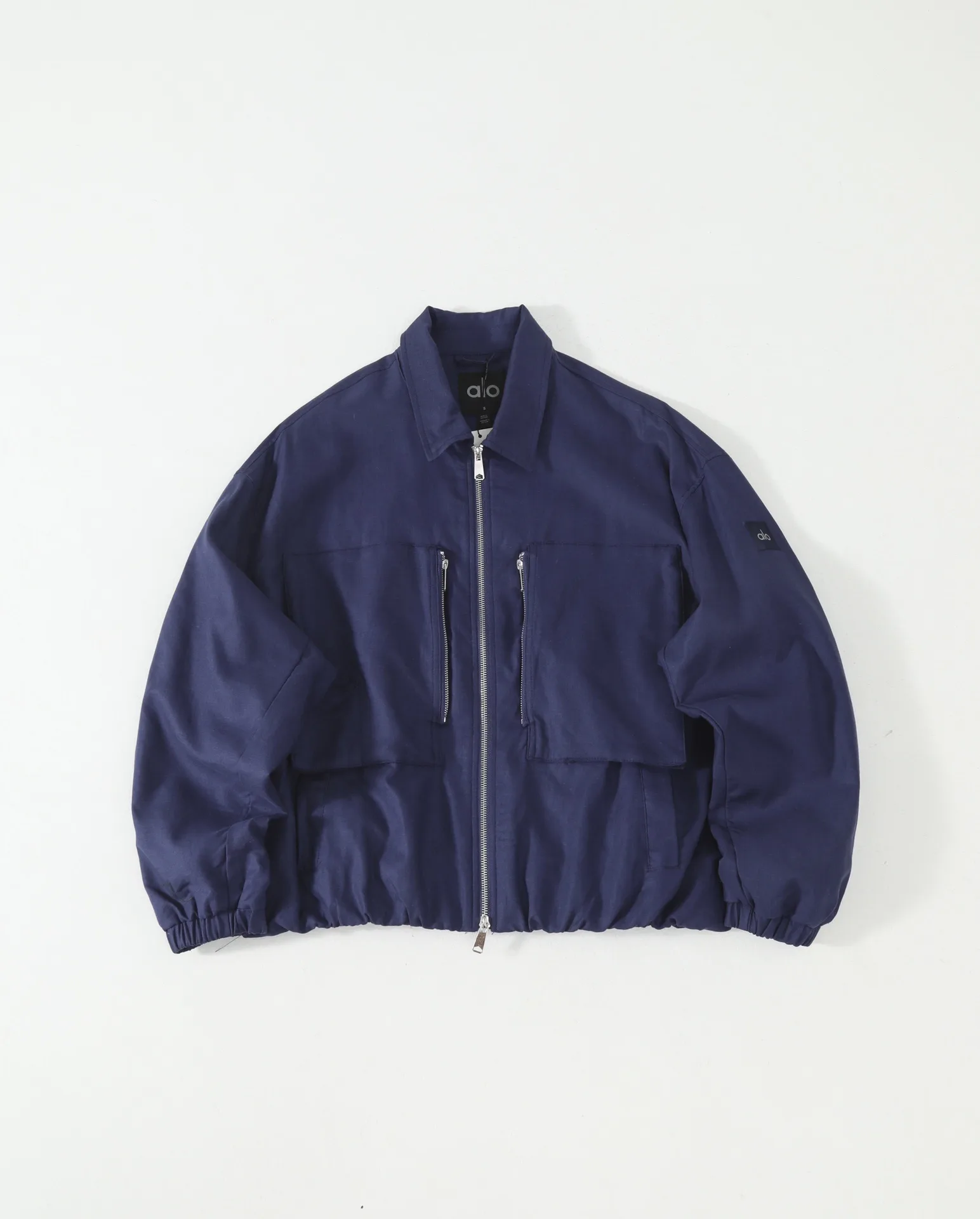 💰155 #W21 alo yoga工装休闲翻领外套夹克 采用梭织定制专用面料，拉链！各种辅料，自13