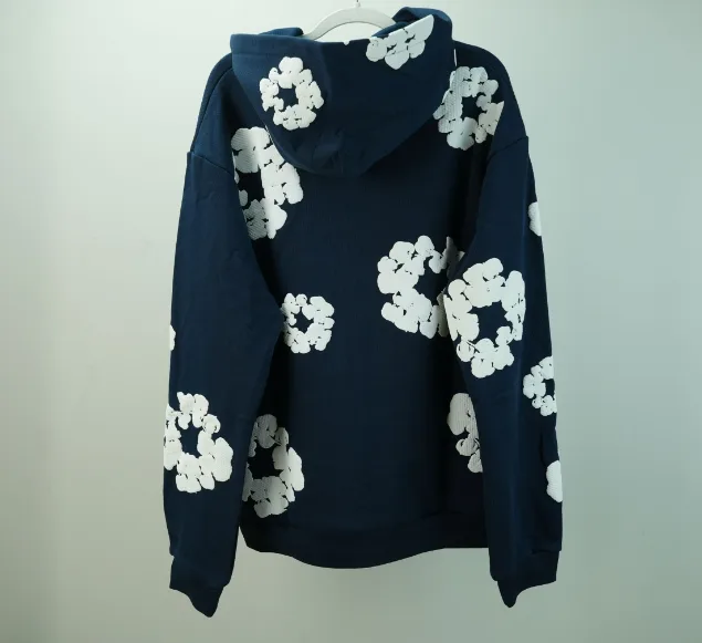 Denim Tears The Cotton Wreath Sweatshirt Navy