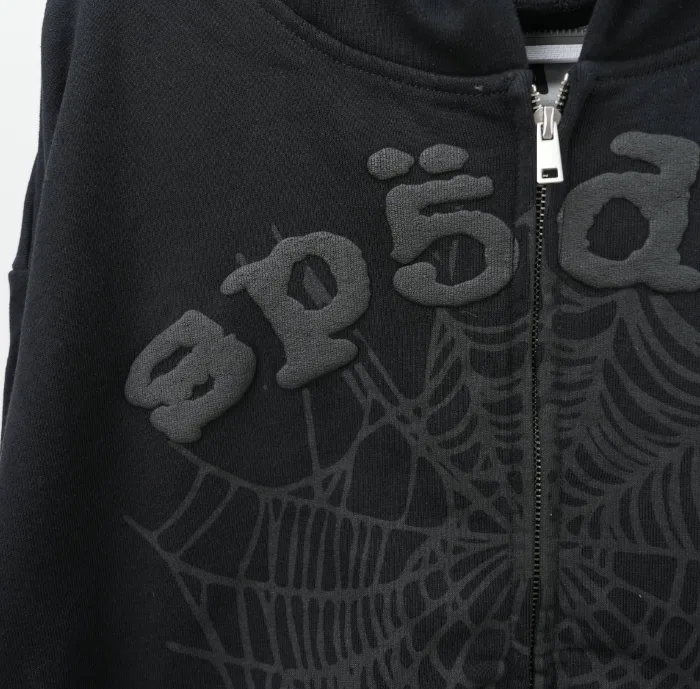 Sp5der OG Web V2 Phantom Zip Up Hoodie