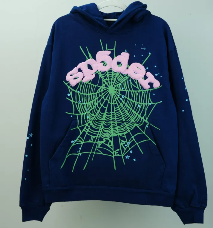 1:1 Sp5der OG Web HoodieNavy