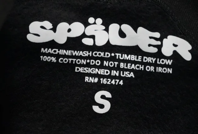 1:1 Sp5der OG Rhinestone Logo Hoodie