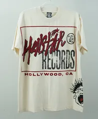 Hellstar Records T-shirt Off-White
