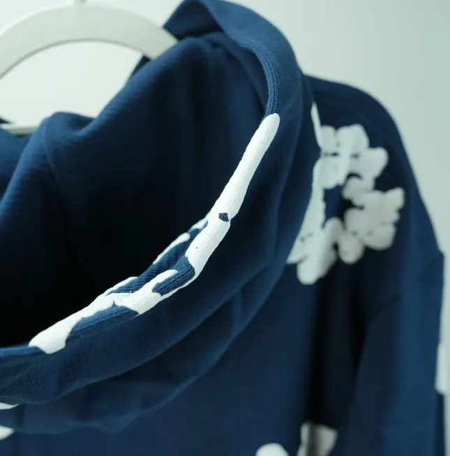 Denim Tears The Cotton Wreath Sweatshirt Navy