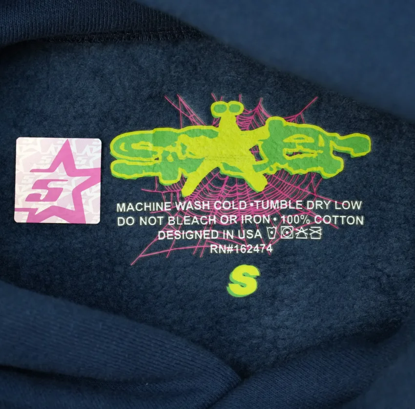 SP5DER ATLANTA HOODIE NAVY
