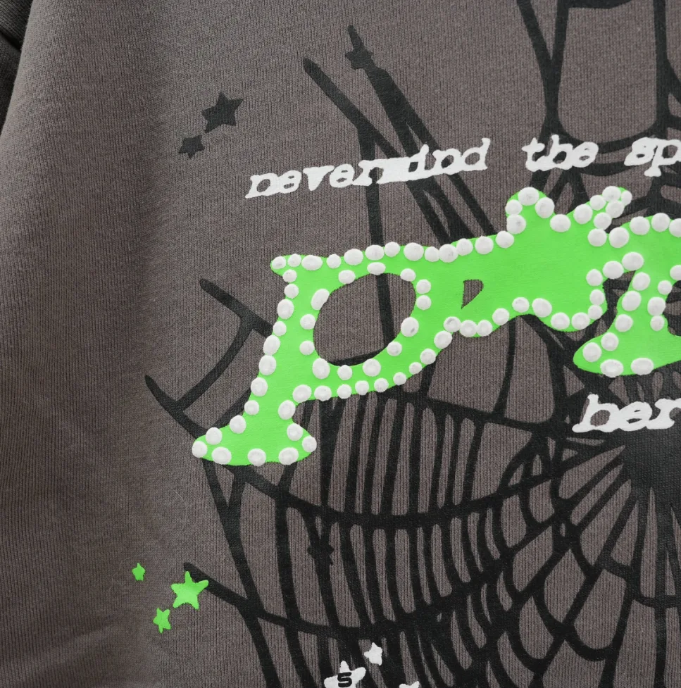 Sp5der PunkV2 Hoodie Slate