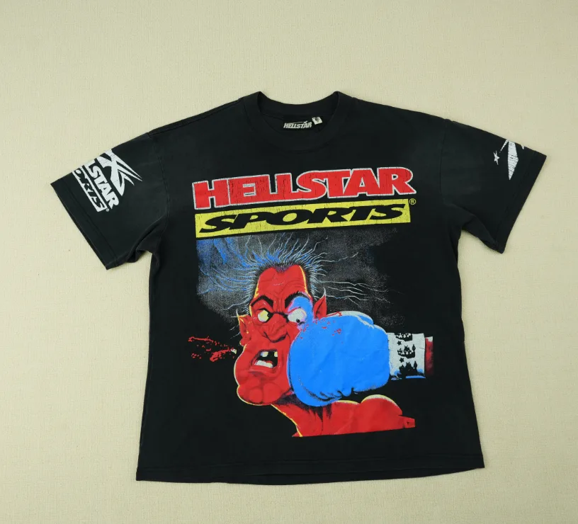 【NFC】 Hellstar Knock-Out T-shirt Black