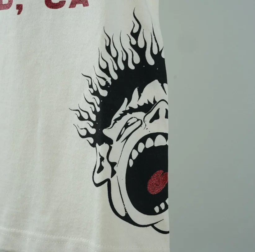 Hellstar Records T-shirt Off-White