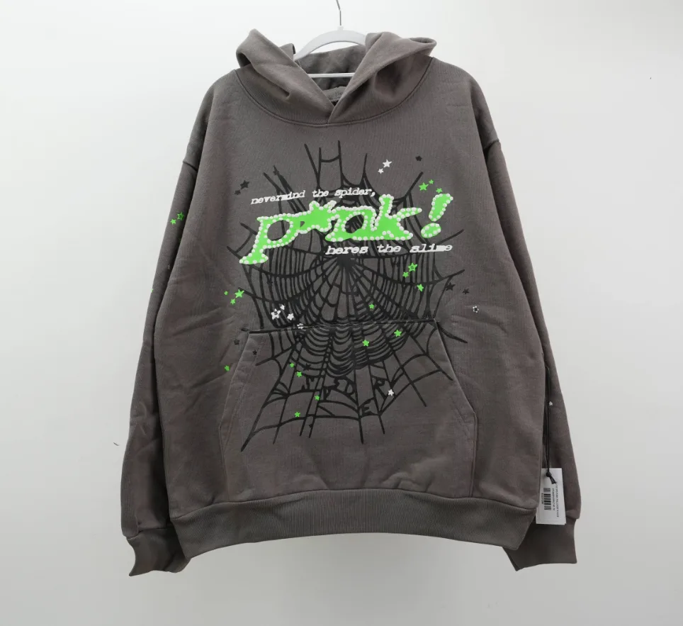 Sp5der PunkV2 Hoodie Slate
