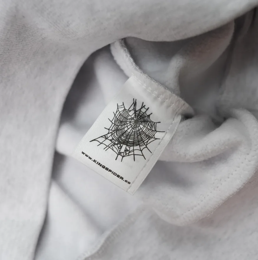 Sp5der Souvenir Hoodie Heather Grey