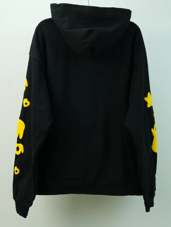 1:1 Sp5der Beluga Hoodie Onyx/Yellow
