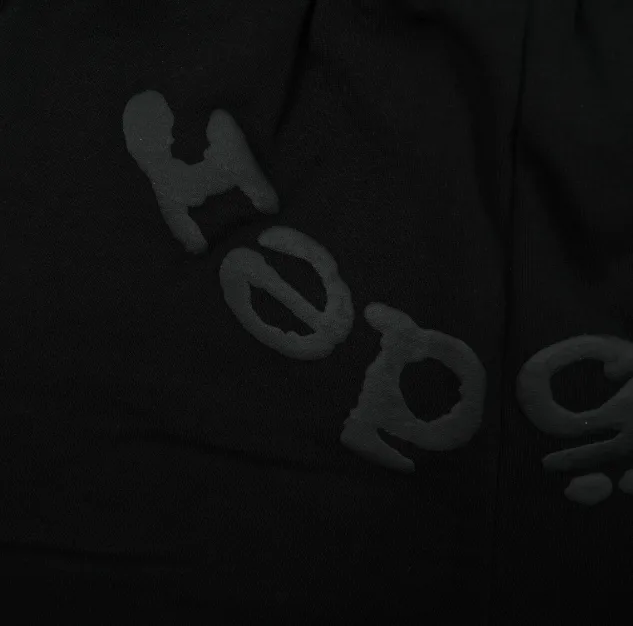 Sp5der OG Web V2 Phantom Sweatshort Black