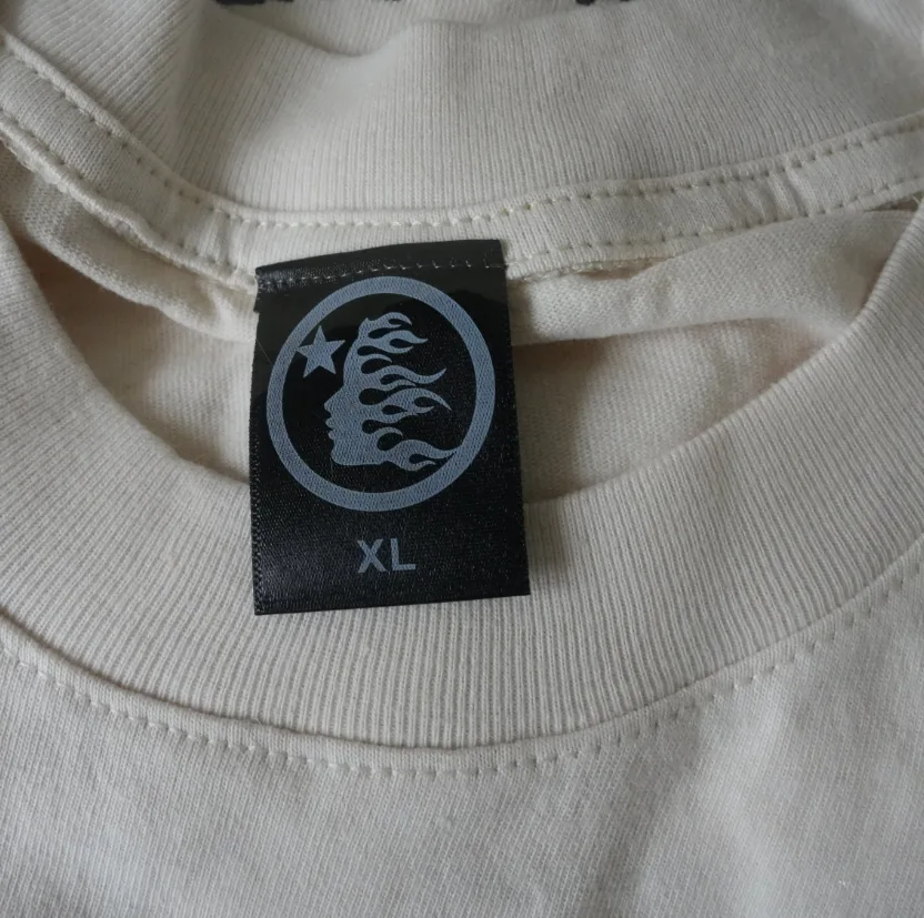 Hellstar Studios Cranium Short Sleeve Tee Shirt Cream
