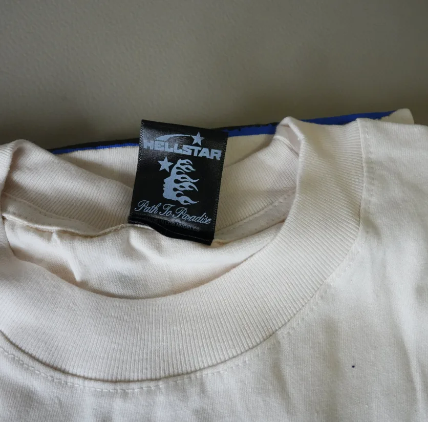 Hellstar Yoga T-shirt Cream
