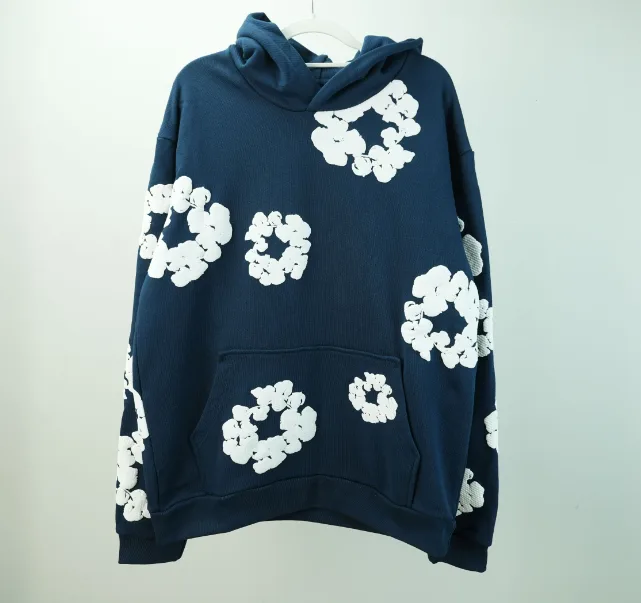 Denim Tears The Cotton Wreath Sweatshirt Navy