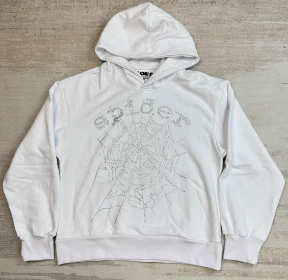 1:1 Sp5der 0G Rhinestone Logo Hoodie