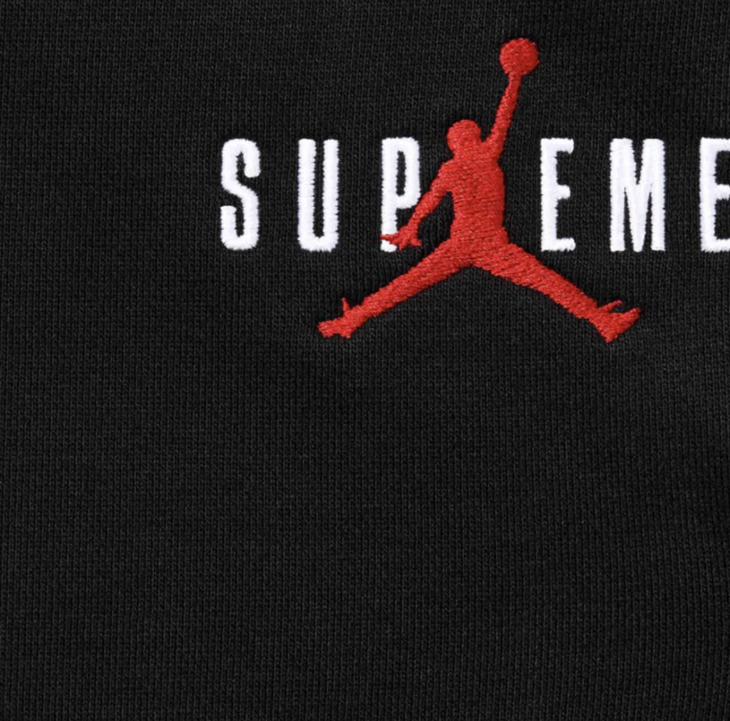 SUPREME X JORDAN 24FW HOODED SWEATSHIRT S M L XL