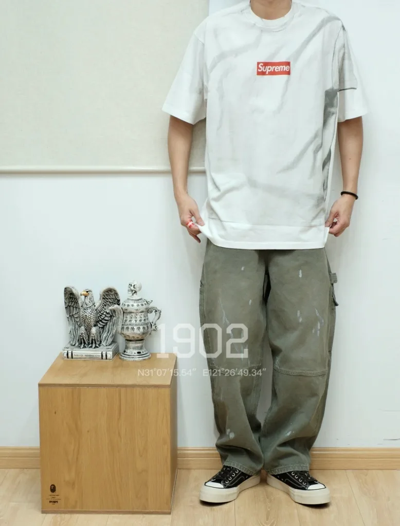SUPREME 24SS MM6 MAISON MARGIELA BOX LOGO TEE S M L XL