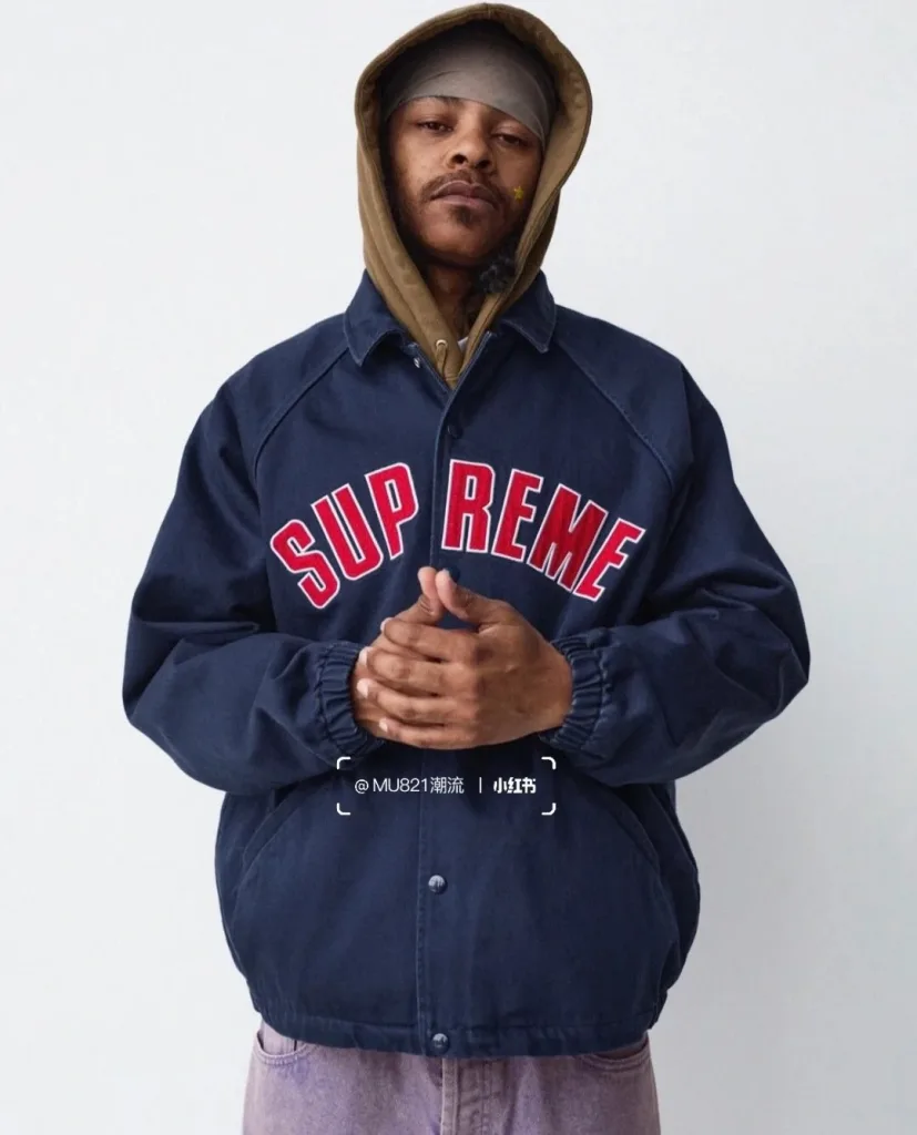 SUPREME SS24 CRACKED COACHES JACKET S M L XL