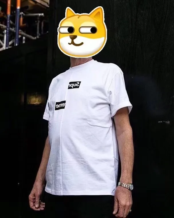 Supreme CDG Split Box Logo Tee 18FW S-XL