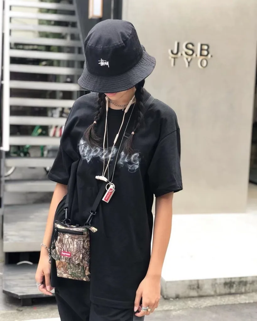Supreme 19FW Smoke Tee Logo S M L XL