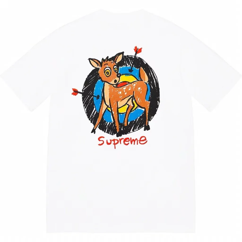 Supreme 22SS Deer Tee Logo S M L XL
