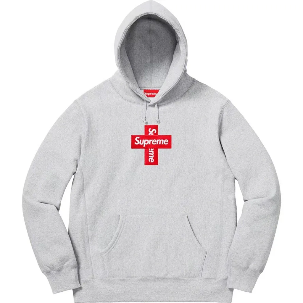 S022#155200185 Supreme 20FW Cross Box Logo Hooded