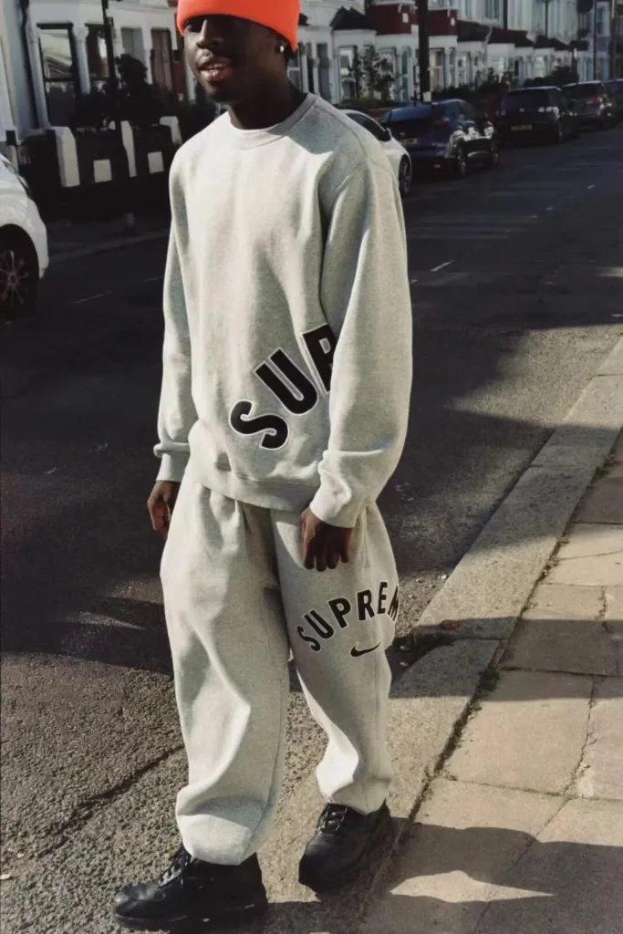 S027#140198175 22SS Supreme Nike Arc Sweatpant