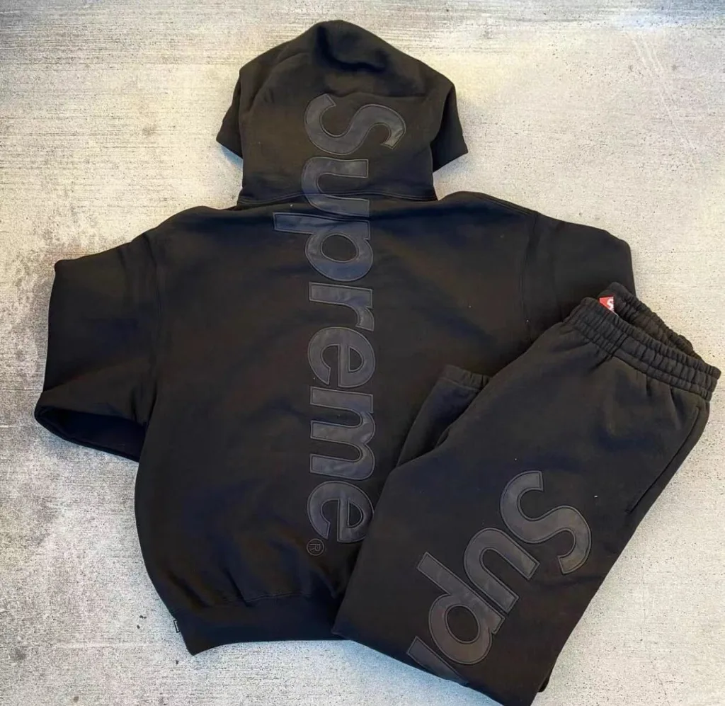 Supreme FW23 SATIN HOODIE LOGO S M L XL