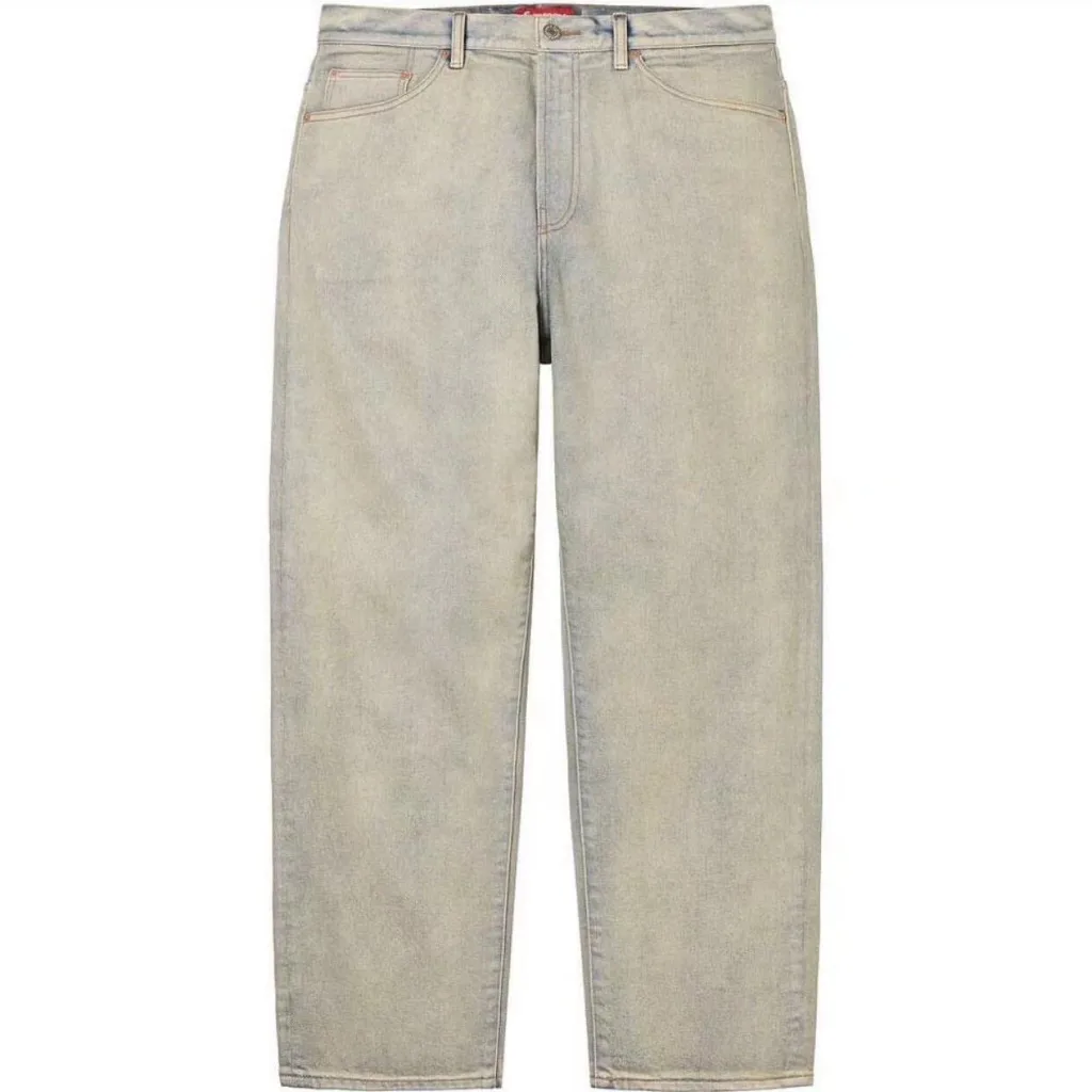 SUPREME BAGGY JEAN 30 32 34 36 38