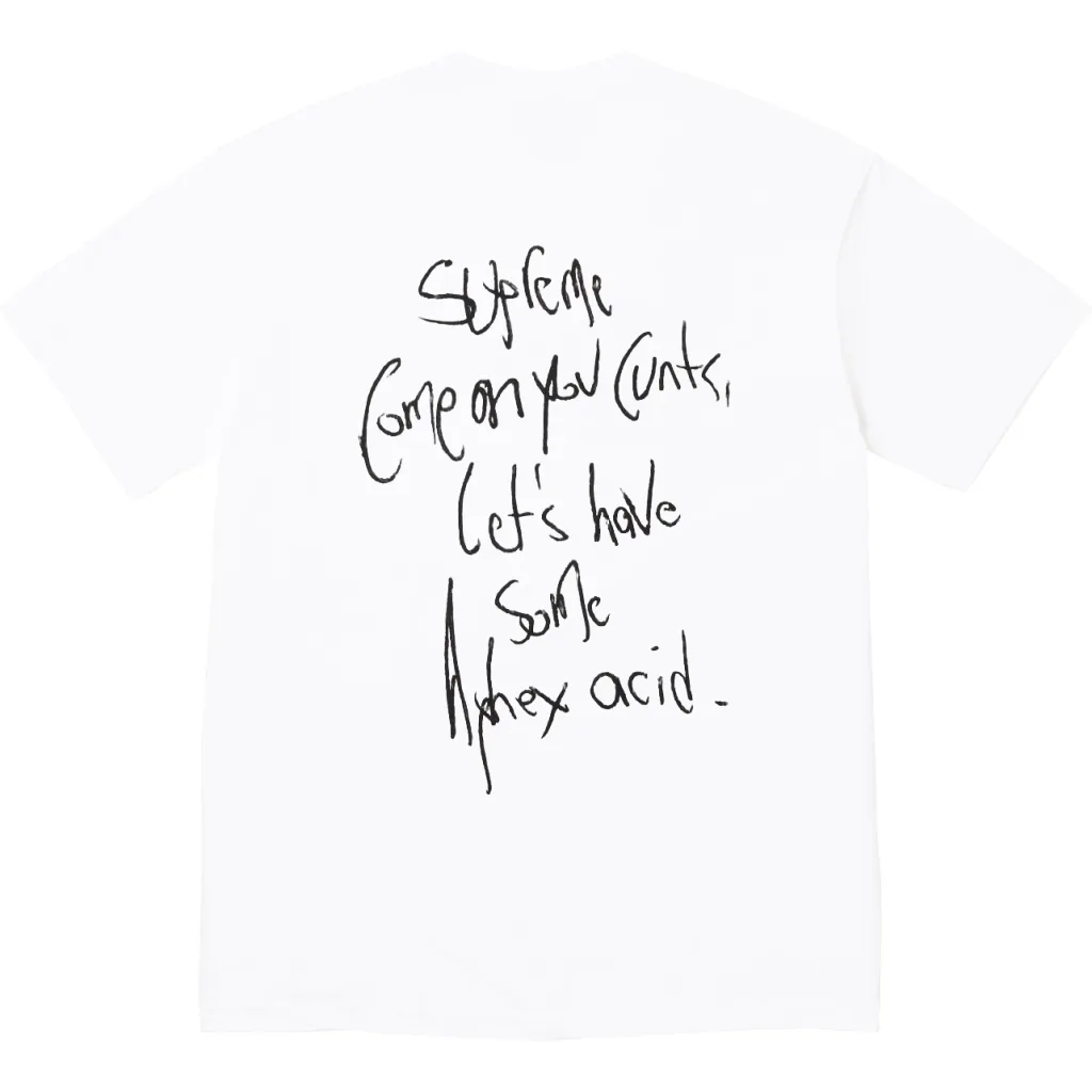 Supreme 25SS Aphex Twin Tee S M L XL
