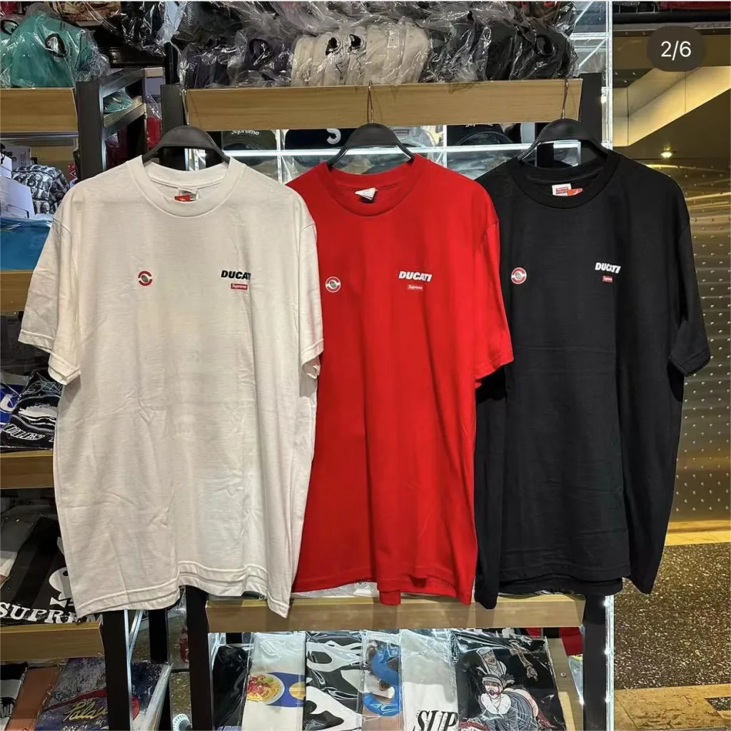SUPREME DUCATI SS24 LOGO TEE S M L XL