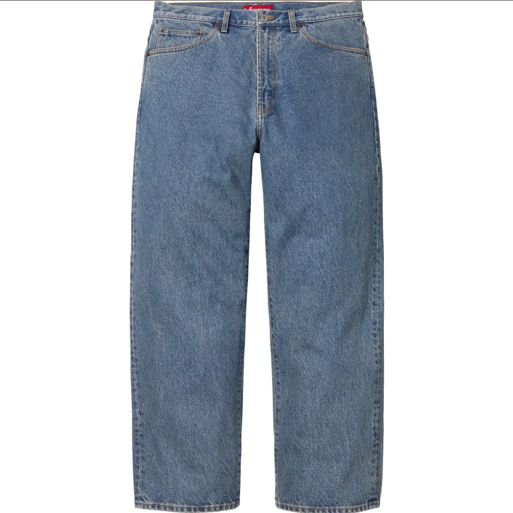 SUPREME BAGGY JEAN 30 32 34 36 38