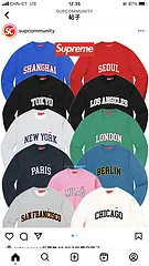 Supreme 24SS Shop Crewneck 4 6 7