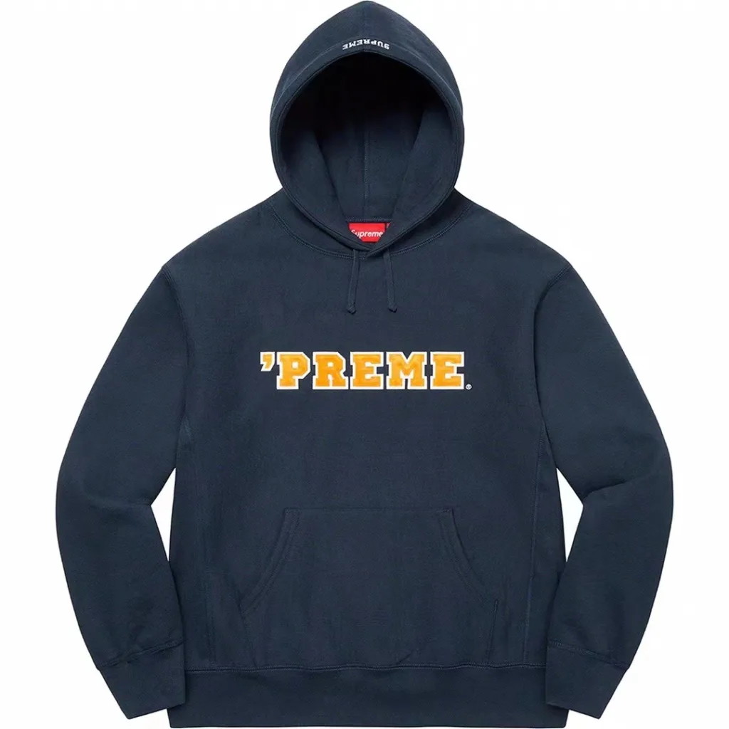S011#16020055 Supreme22 Preme Hooded Sweatshirt