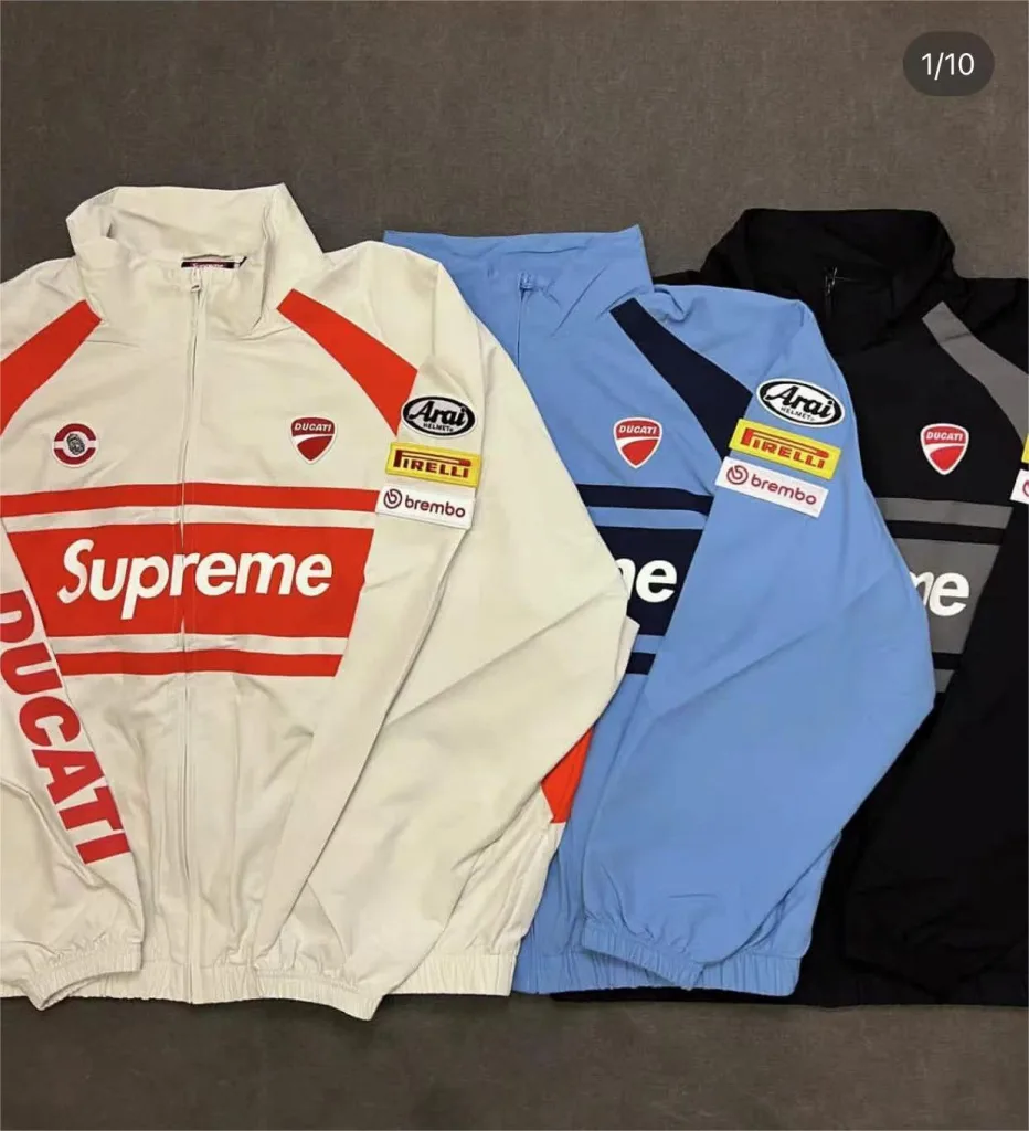 Supreme 24SS Ducati Track Jacket S M L XL