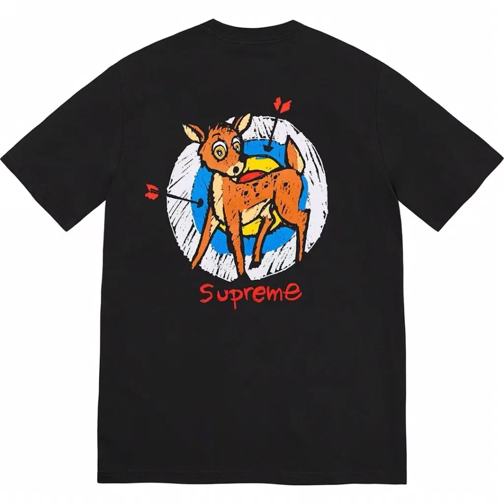 Supreme 22SS Deer Tee Logo S M L XL