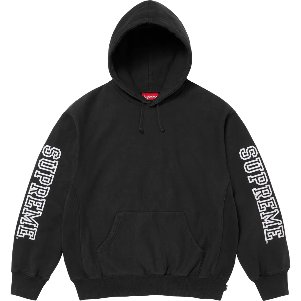 Supreme 24FW Collegiate Sleeve Hooded S M L XL