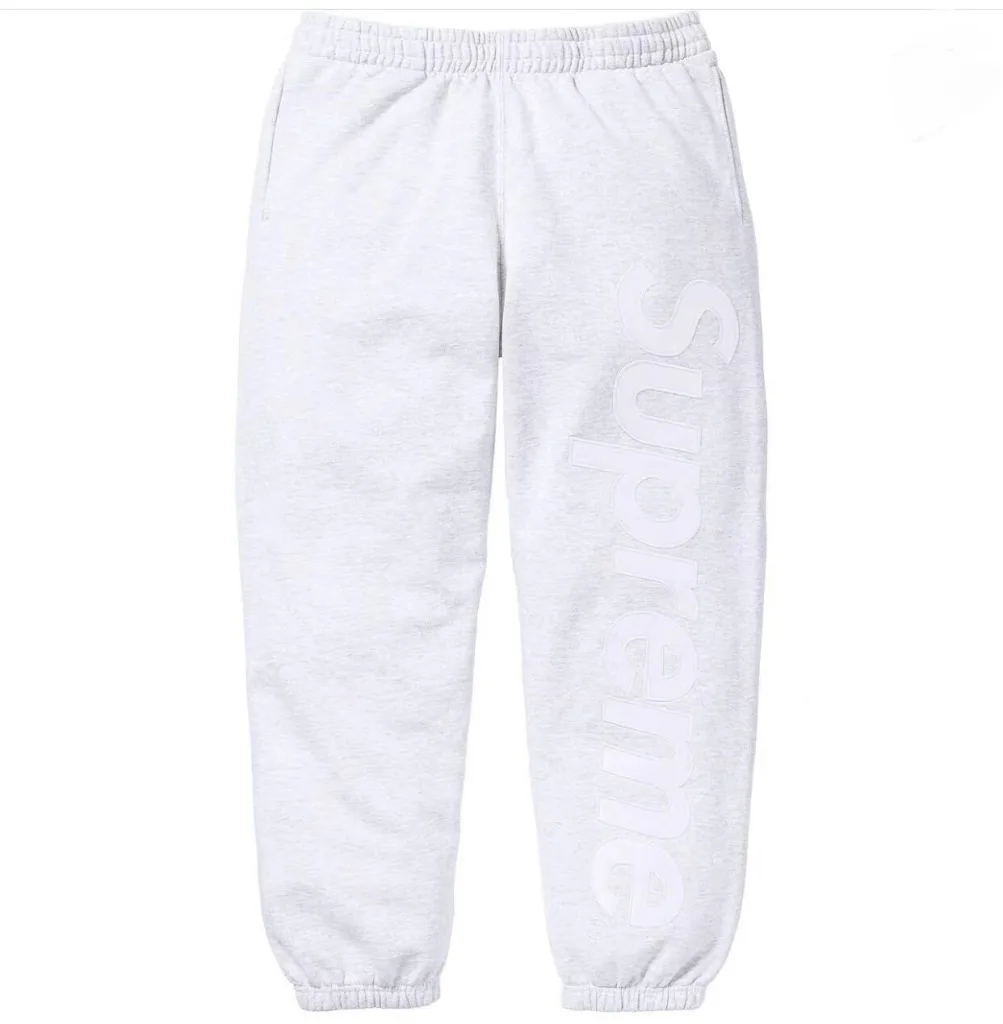 Supreme 23 SATIN APPLIQUÉ SWEATPANT LOGO S M L XL