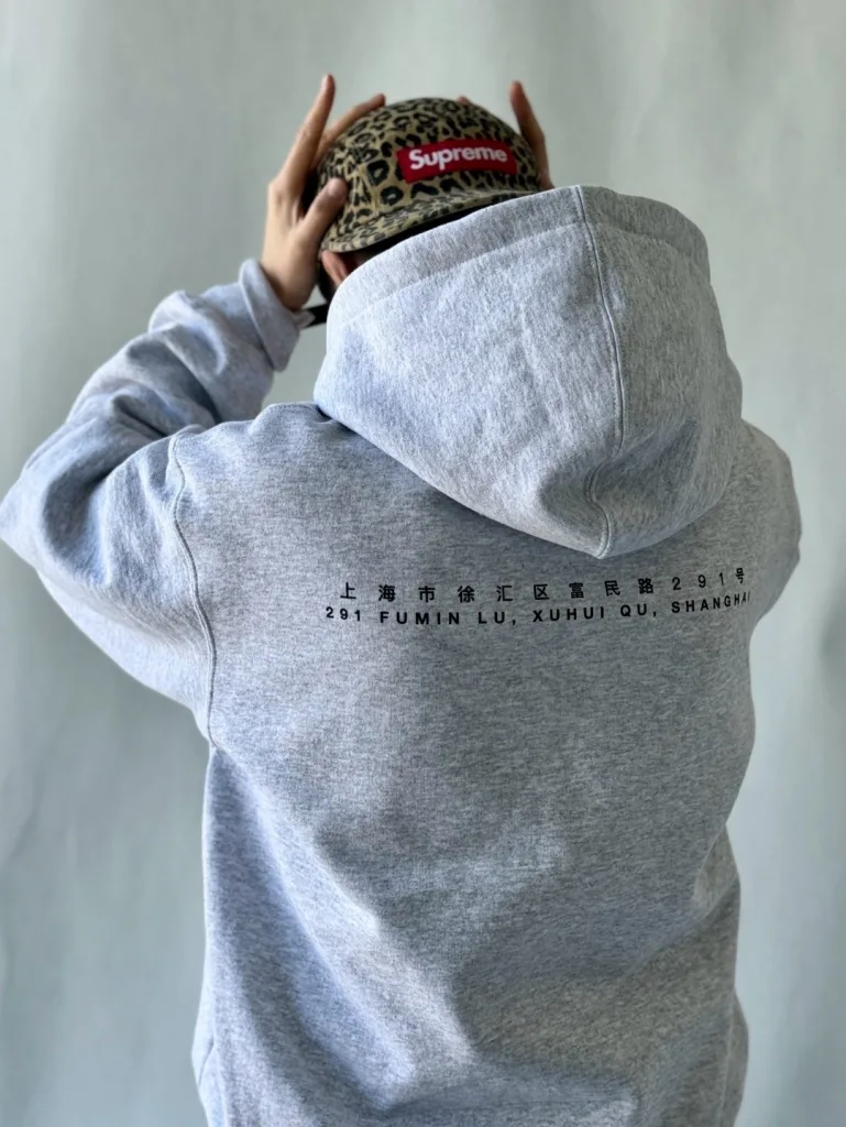 SUPREME SHANGHAI BOX LOGO HOODED SWEAT S M L XL